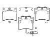 剎車(chē)片 Brake Pad Set:7D0 698 151 C