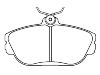 Bremsbelagsatz, Scheibenbremse Brake Pad Set:3 018 001