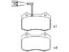 剎車(chē)片 Brake Pad Set:1ML 698 151