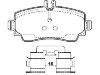 剎車(chē)片 Brake Pad Set:168 420 00 20