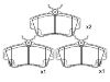 тормозная кладка Brake Pad Set:05017843AA
