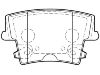 Bremsbelagsatz, Scheibenbremse Brake Pad Set:5142560AA